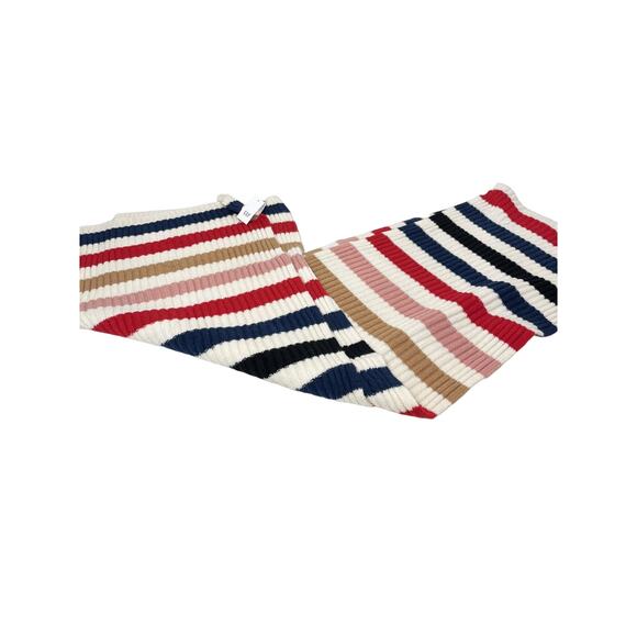 COPY - Gap Multi Stripes CASHSOFT Knit Winter Scarf Unisex NWT - Picture 1 of 3